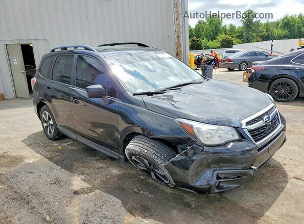 JF2SJAGC7JH487603 2018 SUBARU FORESTER Black Przód prawy