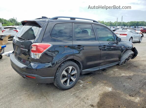 JF2SJAGC7JH487603 2018 SUBARU FORESTER Black Tył prawy