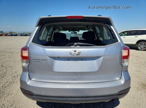 JF2SJAGC7JH566365 2018 SUBARU FORESTER Silver უკანა ხედი