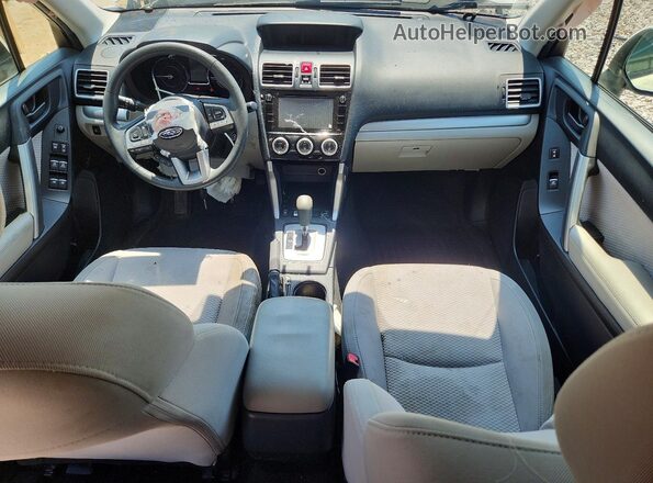 JF2SJAGC8HH425279 2017 SUBARU FORESTER White წინა პანელის ხედი