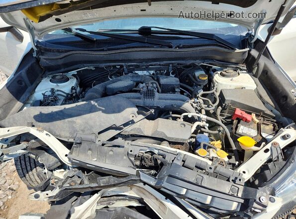 JF2SJAGC8HH425279 2017 SUBARU FORESTER White ძრავის განყოფილების ხედი