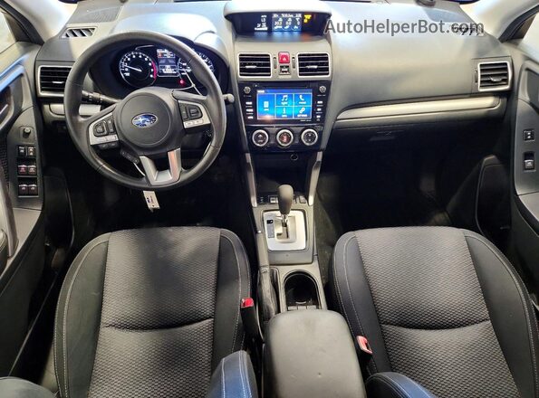 JF2SJAGC8HH584450 2017 SUBARU FORESTER Silver Dashboard view