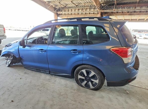 JF2SJAGC9JH447023 2018 SUBARU FORESTER Blue Задня ліва чверть