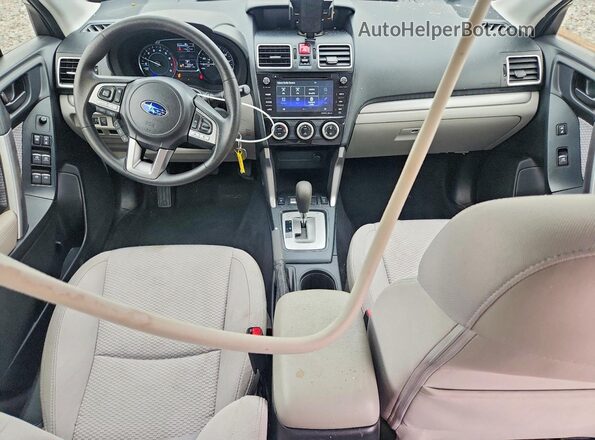 JF2SJAGC9JH486419 2018 SUBARU FORESTER White Vista del salpicadero