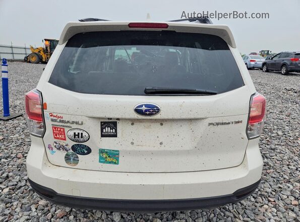 JF2SJAGC9JH486419 2018 SUBARU FORESTER White Vista trasera