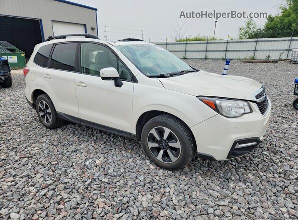 JF2SJAGC9JH486419 2018 SUBARU FORESTER White Delantero derecho