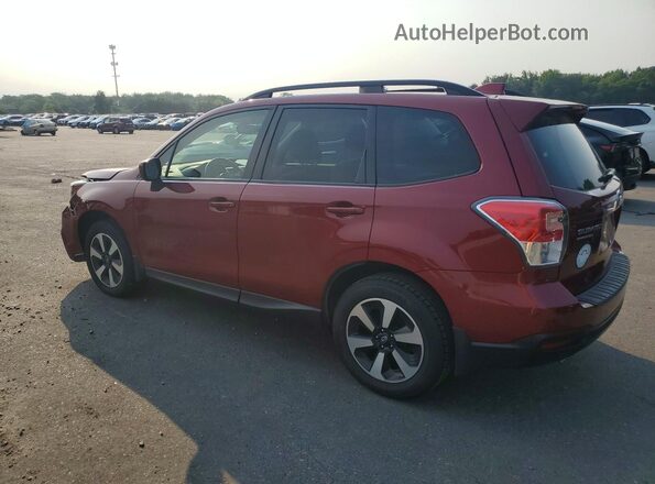 JF2SJAGCXJH523770 2018 SUBARU FORESTER Red Հետևի ձախ
