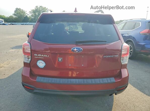 JF2SJAGCXJH523770 2018 SUBARU FORESTER Red Հետևի տեսք
