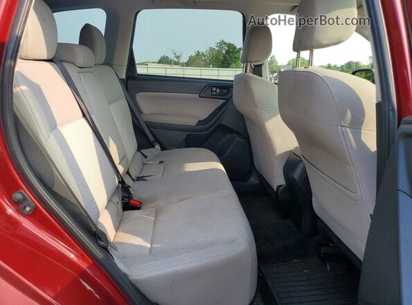 JF2SJAGCXJH523770 2018 SUBARU FORESTER Red Սալոնի հետևի տեսք