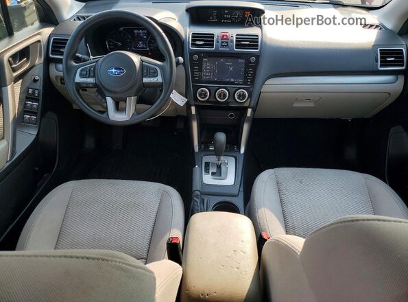 JF2SJAGCXJH523770 2018 SUBARU FORESTER Red Առջևի վահանակի տեսք