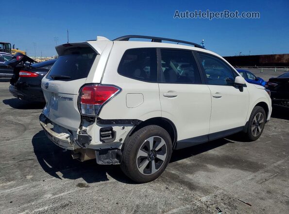 JF2SJAGCXJH604302 2018 SUBARU FORESTER White Задня права чверть