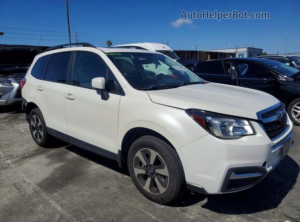 JF2SJAGCXJH604302 2018 SUBARU FORESTER White Передня права чверть