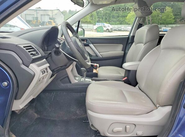 JF2SJAHC1GH426352 2016 SUBARU FORESTER Blue Vista interior delantera