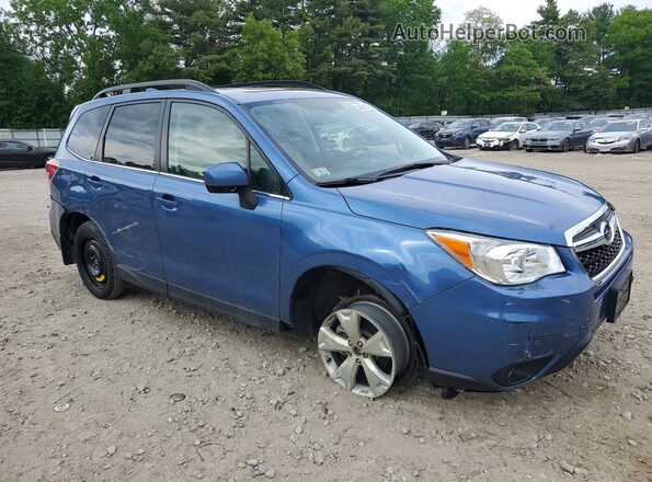 JF2SJAHC1GH426352 2016 SUBARU FORESTER Blue Delantero derecho