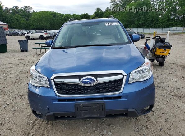 JF2SJAHC1GH426352 2016 SUBARU FORESTER Blue Vista frontal
