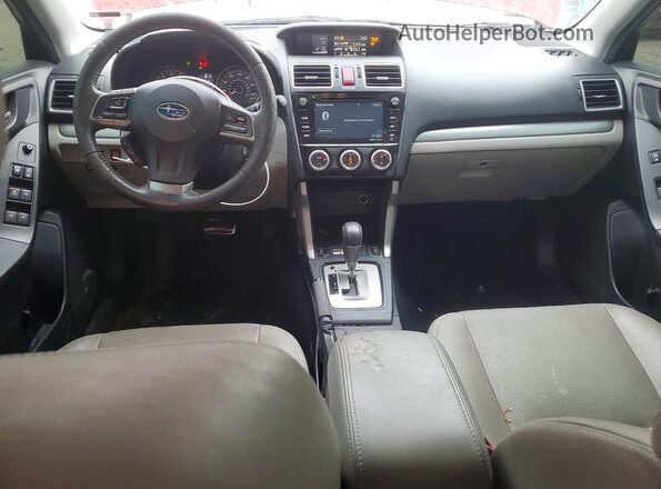 JF2SJAHC1GH444303 2016 SUBARU FORESTER Burgundy Dashboard view