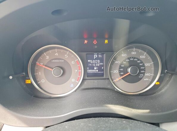 JF2SJAHC1GH476958 2016 SUBARU FORESTER White Instrument cluster view