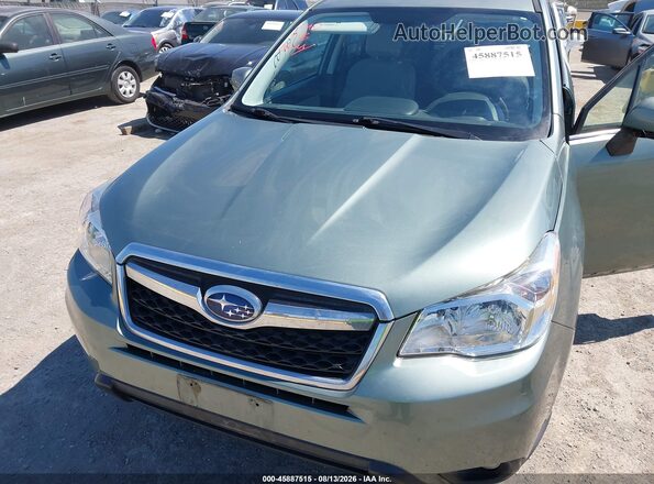 JF2SJAHC1GH497258 2016 SUBARU FORESTER Green Դիմացի տեսք
