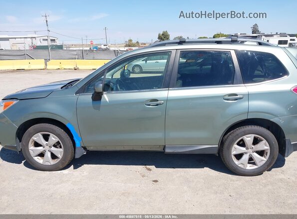 JF2SJAHC1GH497258 2016 SUBARU FORESTER Green Սալոնի 360 աստիճան տեսք