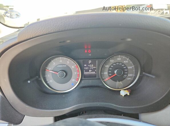 JF2SJAHC2GH503763 2016 SUBARU FORESTER White Սարքավորումների վահանակի տեսք