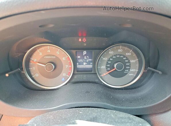 JF2SJAHC2GH560562 2016 SUBARU FORESTER Silver ხელსაწყოთა პანელის ხედი