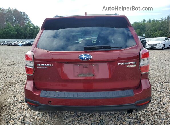 JF2SJAHC6GH401673 2016 SUBARU FORESTER Red Հետևի տեսք