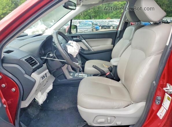 JF2SJAHC6GH401673 2016 SUBARU FORESTER Red Սալոնի դիմացի տեսք