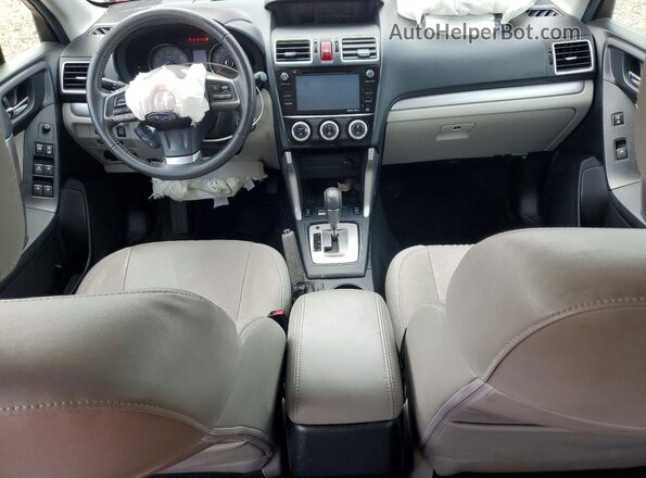 JF2SJAHC6GH401673 2016 SUBARU FORESTER Red Առջևի վահանակի տեսք