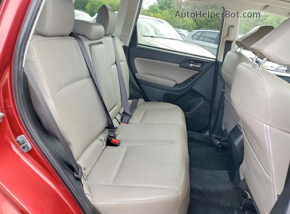 JF2SJAHC6GH401673 2016 SUBARU FORESTER Red Սալոնի հետևի տեսք