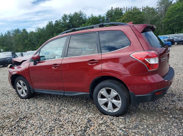 JF2SJAHC6GH401673 2016 SUBARU FORESTER Red Հետևի ձախ