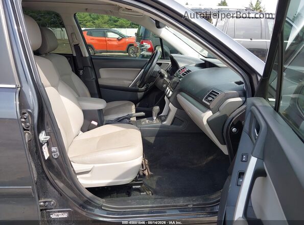 JF2SJAHC6GH409014 2016 SUBARU FORESTER Black Front interior view