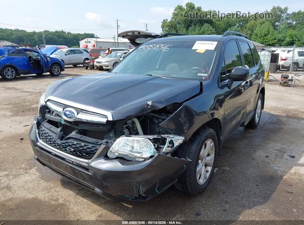 JF2SJAHC6GH409014 2016 SUBARU FORESTER Black Front view