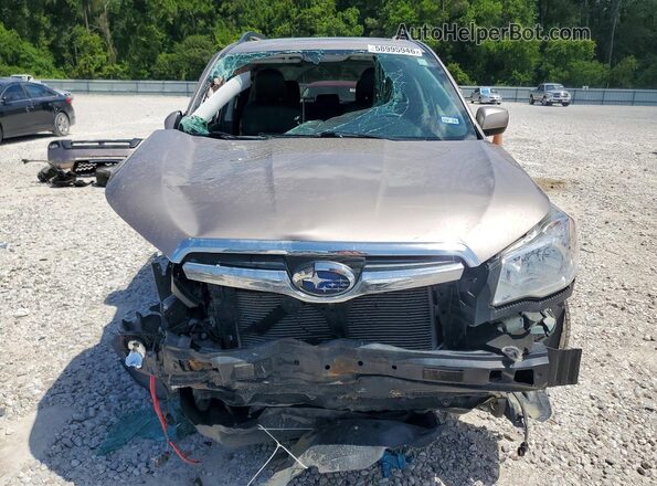 JF2SJAHC6GH410177 2016 SUBARU FORESTER Beige Widok z przodu