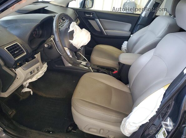 JF2SJAHC7GH540419 2016 SUBARU FORESTER Угольный Вид салона спереди
