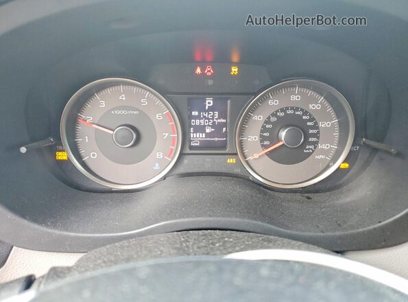 JF2SJAHC9GH540759 2016 SUBARU FORESTER White Instrument cluster view