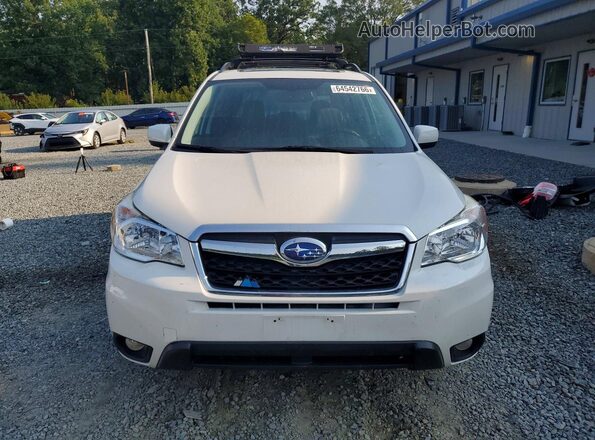 JF2SJAHC9GH540759 2016 SUBARU FORESTER White Front view