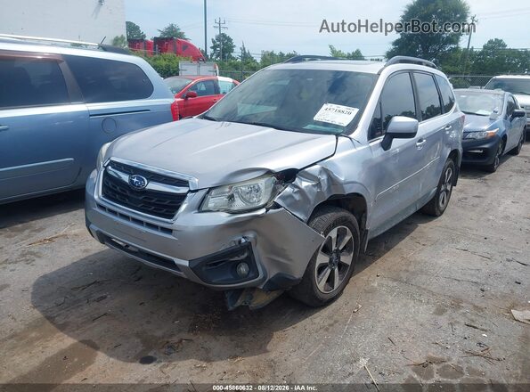 JF2SJAJC0HH401423 2017 SUBARU FORESTER Silver წინა მარცხენა ხედი სამი მეოთხედიდან