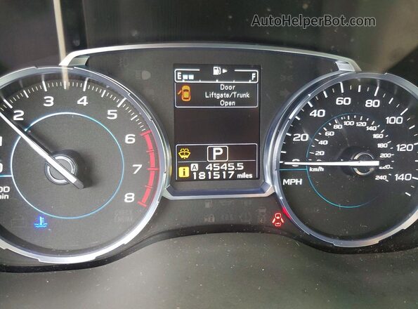 JF2SJAJC1HH517679 2017 SUBARU FORESTER Белый Вид щитка приборов