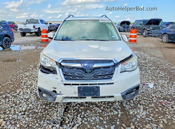 JF2SJAJC1JH486147 2018 SUBARU FORESTER White Вид спереду