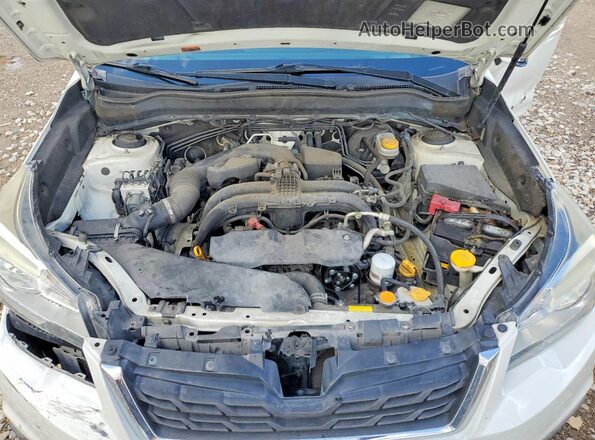 JF2SJAJC1JH486147 2018 SUBARU FORESTER White Вид підкапотного простору