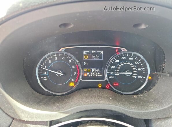 JF2SJAJC1JH546458 2018 SUBARU FORESTER Silver ხელსაწყოთა პანელის ხედი