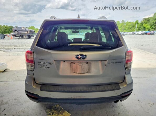 JF2SJAJC1JH546458 2018 SUBARU FORESTER Silver უკანა ხედი