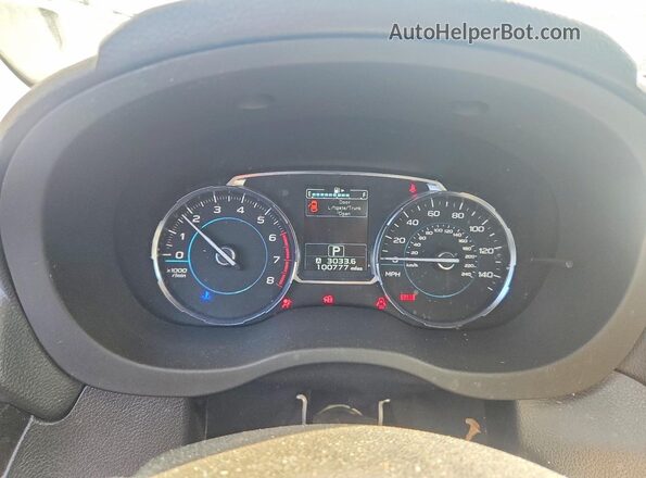 JF2SJAJC2HH416666 2017 SUBARU FORESTER Серебряный Вид щитка приборов