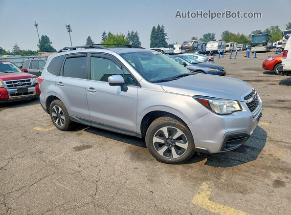 JF2SJAJC2HH416666 2017 SUBARU FORESTER Серебряный Передняя правая четверть