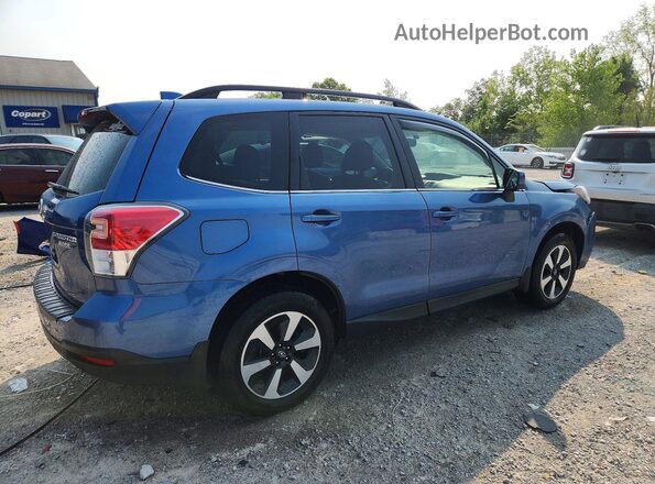 JF2SJAJC2HH447612 2017 SUBARU FORESTER Blue Հետևի աջ