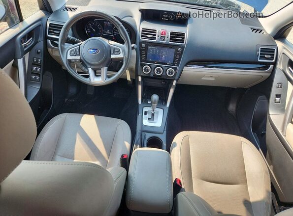 JF2SJAJC2HH447612 2017 SUBARU FORESTER Blue Առջևի վահանակի տեսք