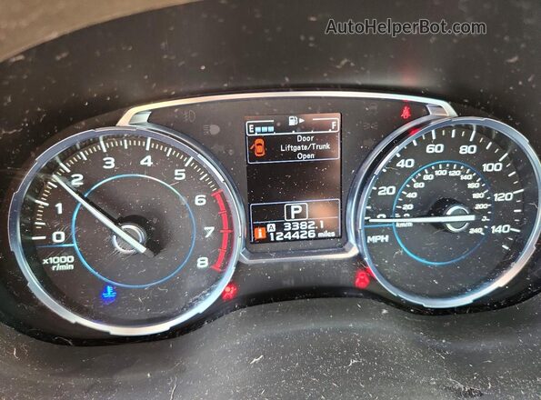 JF2SJAJC2JH467980 2018 SUBARU FORESTER Серебряный Вид щитка приборов