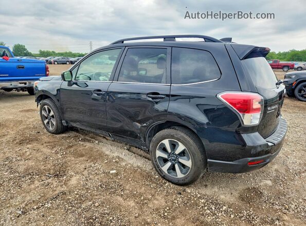 JF2SJAJC2JH554407 2018 SUBARU FORESTER Black უკანა მარცხენა