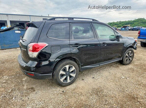 JF2SJAJC2JH554407 2018 SUBARU FORESTER Black უკანა მარჯვენა