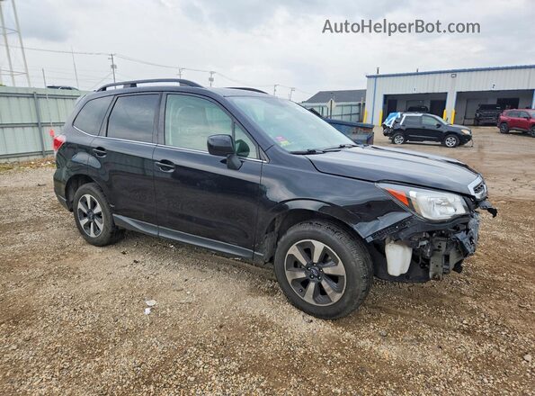 JF2SJAJC2JH554407 2018 SUBARU FORESTER Black წინა მარჯვენა